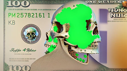 100 Dolla Paper Cut Out - Genariq