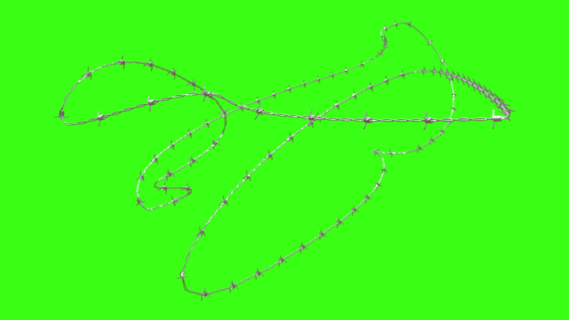 barbed wire green screen transparent overlay