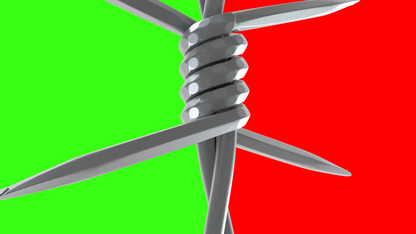 barbed wire green screen transparent overlay