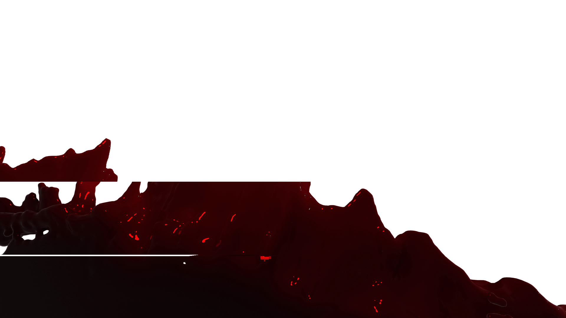 blood wave digital glitch overlay png transparent