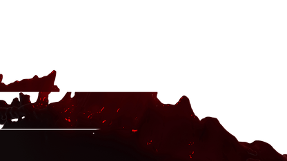 blood wave digital glitch overlay png transparent