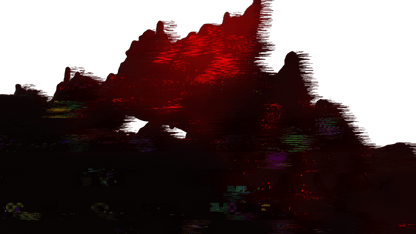 blood wave digital glitch overlay png transparent
