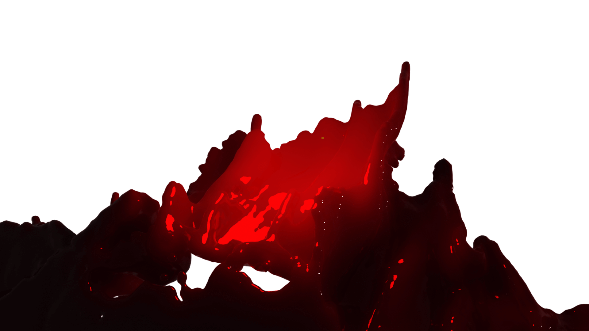 blood wave digital glitch overlay png transparent