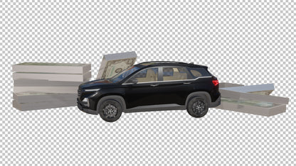 Car and Money Bands PNG - Genariq