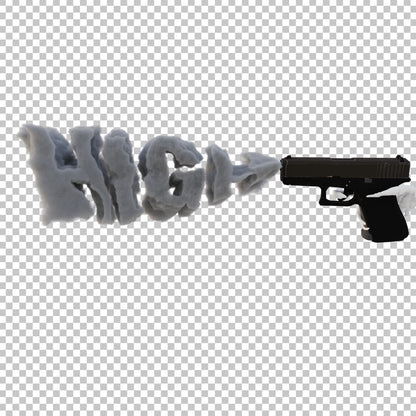 Skeleton Hand Gun PNG - Genariq