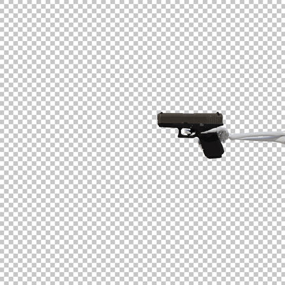 Skeleton Hand Gun PNG - Genariq