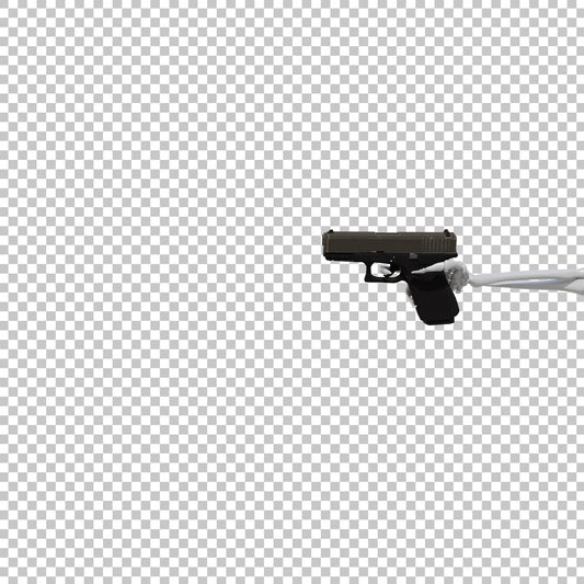 Skeleton Hand Gun PNG - Genariq