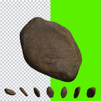 rock green screen png transparent alpha  