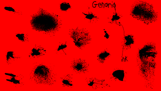 Real Ink Splatters - Genariq