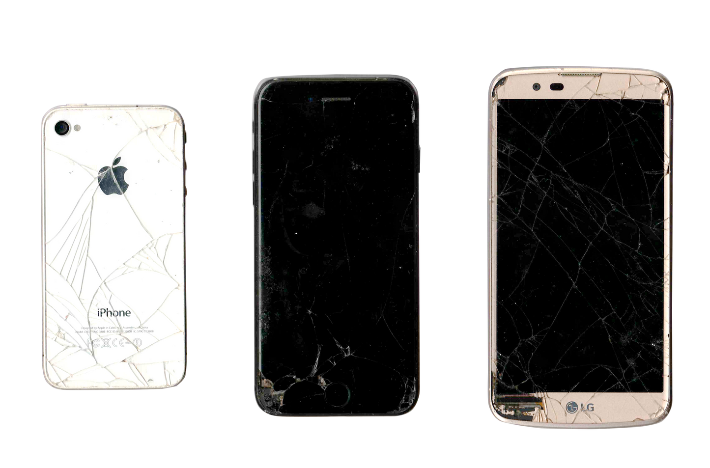 cracked iphone lg samsung metro andriod old iphone cracked overlay asset apple camera front sceen