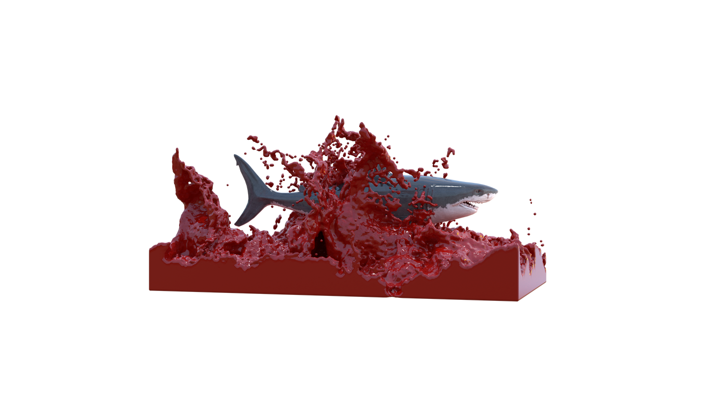 great white shark blood png