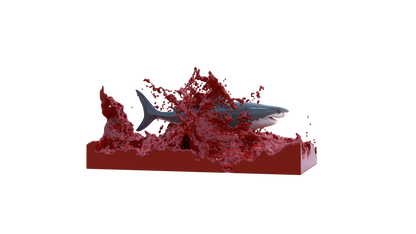 great white shark blood png