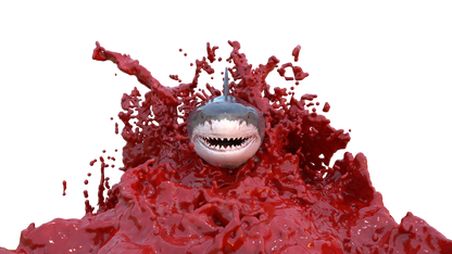 great white shark blood png