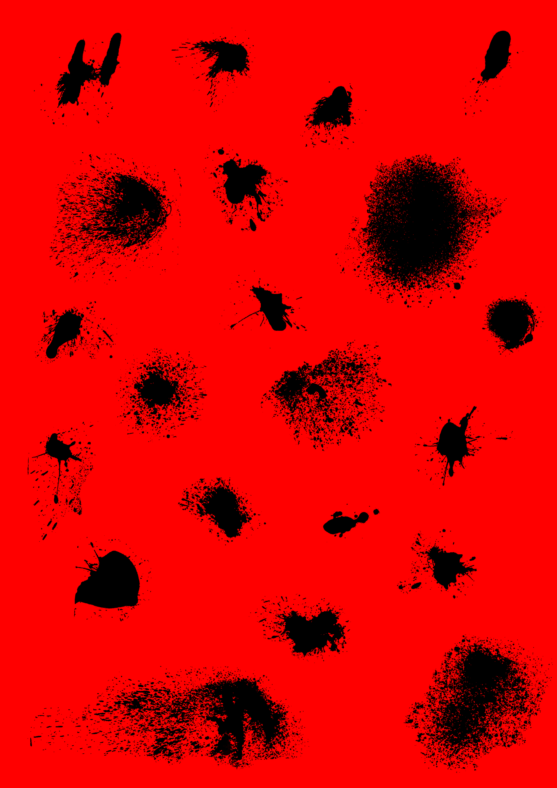 Real Ink Splatters - Genariq