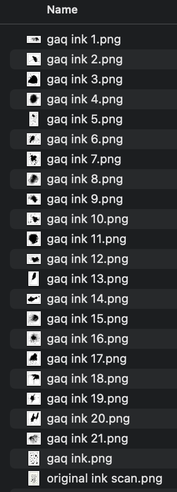 Real Ink Splatters - Genariq